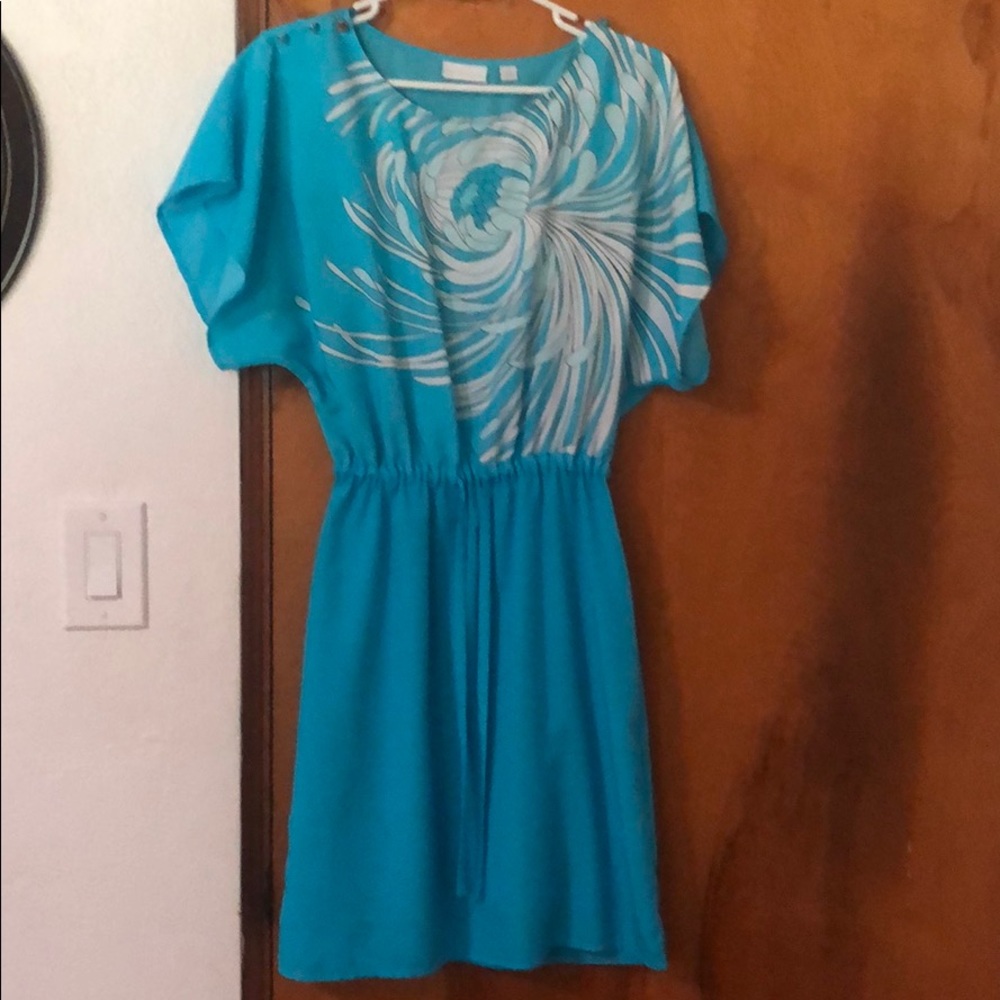 Turquoise dress